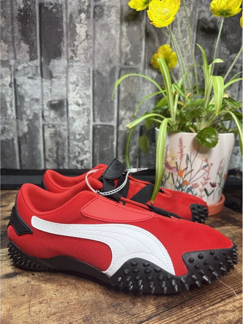 PUMA Mostro OG Prime For All Time Red/White Low Top Hook & Loop Men's Sneaker